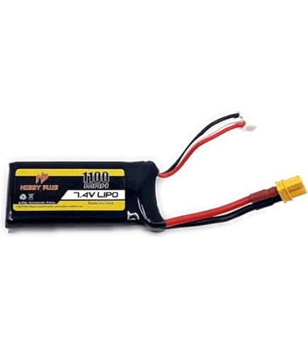 Amazon.com: Hobbyant 3.7V 30C 520mAh Battery for XK K110 110S V977